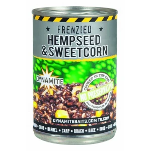 Mix Seminte DYNAMITE BAITS Frenzied Hempseed & Sweetcorn, 350g