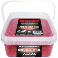 Porumb Super Fiert FISH PRO Galeata, Capsuni, 3kg