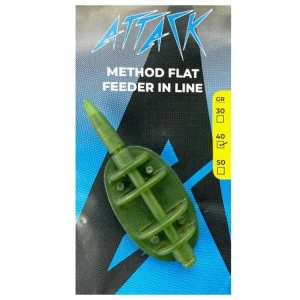 Method Feeder Attack Inline Flat  Culoare Verde 60 G