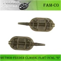 Method FEEDER ARENA Feeder Clasic Flat Oval S 28-75mm, 70g, 1buc/pac Method FEEDER ARENA Feeder Clasic Flat Oval S 28-75mm, 70g, 1buc/pac