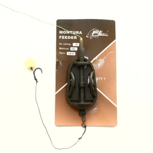 Montura Feeder Fl Method Fara Tija 30g Carlig Nr 10 Spin 10mm Cu Porumb Flotant E G