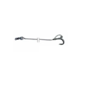 Mustad Montura Crap Stiff Hair Nr.4 Carlig 60500bln