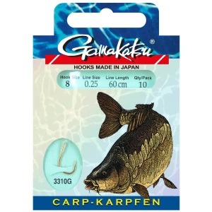 Carlig Gamakatsu Legat Booklet Carp 0.28mm Nr.6 10buc/plic