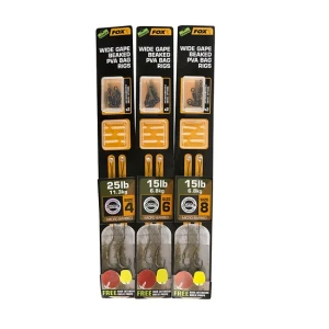 Carlige Legate Fox Edges Armapoint Wide Gape Pva Bag Rigs 25lb Nr 4 2buc