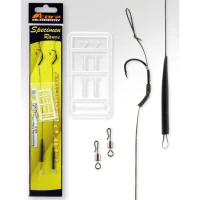 Carlige Legate Carp Academy Snowman Teflon, Nr.4, 25lb, 2buc/pac Carlige Legate Carp Academy Snowman Teflon, Nr.4, 25lb, 2buc/pac
