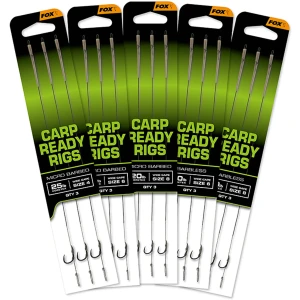 Carlige Legate Fox Eos Ready Rigs X3 Wide Gapes Size 8, 20lb
