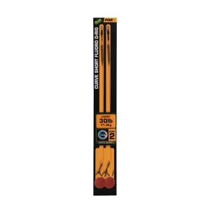 Carlige Legate Fox Edges Curve Short Fluoro D-rig Nr 2 - 30lb Illusion X 2buc
