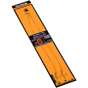 Carlige Legate Gamakatsu Pole Position Basic Rig Specialist Nr.6, 18cm/25lbs, 2buc/pac