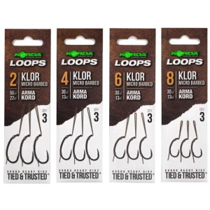 Carlige Legate Korda Loop Rigs Klor6 30lb, 3buc