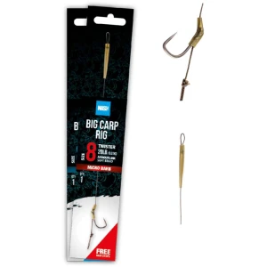 Carlige Legate Nash Big Carp Rig Barbed, 25lbs, nr.4, 1buc/plic Carlige Legate Nash Big Carp Rig Barbed, 25lbs, nr.4, 1buc/plic