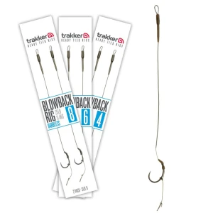Carlige Legate Trakker Blowback Ready Rigs, Barbless, Nr.8, 25lbs, 2buc/pac