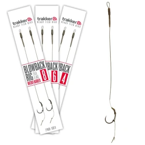Carlige Legate Trakker Blowback Ready Rigs, Micro Barbed, Nr.4, 25lbs, 2buc/pac