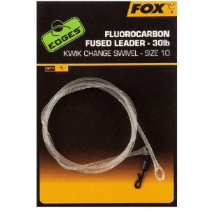 Montura Fox Fluorocarbon Fused Leaders Nr.10 75cm