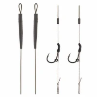 Montura Fir Textil ZFISH Skin Tungsten Rig, 25lbs, Nr.6, 2buc/pac Montura Fir Textil ZFISH Skin Tungsten Rig, 25lbs, Nr.6, 2buc/pac