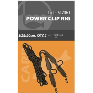 Montura Orange Power Lead Clip Rig, 50cm, 20kg, 2buc/plic  Montura Orange Power Lead Clip Rig, 50cm, 20kg, 2buc/plic