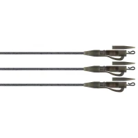 Montura Plumb Pierdut Fox Edges Tubing Lead Clip Ready Rig, Tungsten, 3buc/pac