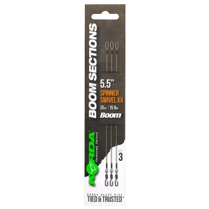 Montura Cu Vartej Korda Booms Spinner Swivel, 5.5inch/14cm, 35lb, 3buc/pac