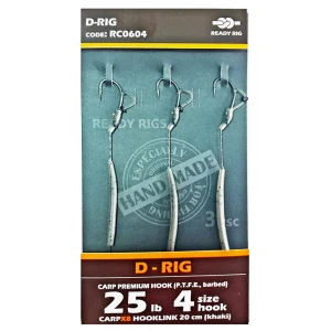 Rig Crap D-Rig 04 Orange Series 6 No.4 25lb 20cm, 3buc/pac Rig Crap D-Rig 04 Orange Series 6 No.4 25lb 20cm, 3buc/pac