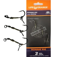 Rig Crap Ronnie Rig 02 Orange Series 7 No.2, 20lb, 3buc/pac Rig Crap Ronnie Rig 02 Orange Series 7 No.2, 20lb, 3buc/pac