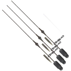 Segmente FOX Edges Naturals Heli Clip Rigs Submerge, 40lbs, 3buc/pac