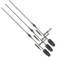 Segmente Fox Naturals Heli-clip Rigs Cooper Core, 50lbs, 3buc/pac