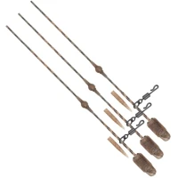 Segmente Fox Naturals Heli Clip Rigs Submerge, 40lbs, 3buc/pac