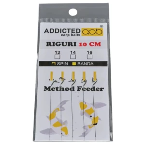 Addicted Carp Baits Carlige Legate, Nr.16, 10cm, 5buc/pac