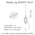 Montura Crap Orange 60gr Method Roomy Flat 30g, No.4 Montura Crap Orange 60gr Method Roomy Flat 30g, No.4