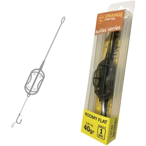 Montura Crap Orange 60gr Method Roomy Flat 50g, No.4 Montura Crap Orange 60gr Method Roomy Flat 50g, No.4