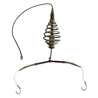 Montura Orange cu Momitor Arcuit 30g si 2 Carlige Nr.6 Carp Leadcore Rocker Arm Montura Orange cu Momitor Arcuit 30g si 2 Carlige Nr.6 Carp Leadcore Rocker Arm