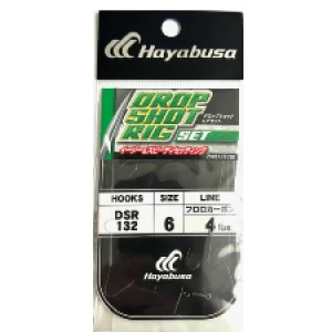 Drop Shot Rig HAYABUSA Set DSR134, Nr.6, 2buc/pac