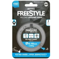 Inaintas fluorocarbon Spro Freestyle Reload Jigging Rigs 0.18mm 68cm Inaintas fluorocarbon Spro Freestyle Reload Jigging Rigs 0.18mm 68cm
