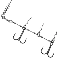 Montrura BKK Chain-21 Stinger Rig, Carlig nr.1/0 Spear 21 SS / 18-22cm