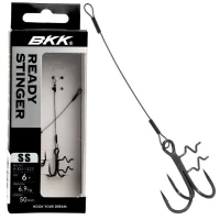 Montrura BKK Spear Stinger 7x7 Wire Zander Ready Stinger Rig, 6cm, 0.36mm, Nr.8, 7kg, 2buc/pac