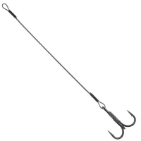 Montrura Bkk Spear Stinger Hd 7x7 Wire Pike Ready Stinger Rig, 12cm, 0.9mm, Nr.1/0, 46.5kg, 1buc/pac