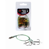Montura Filfishing Treble Hook Leader, Nr 2, 12kg, 30cm, 3 Buc/Plic