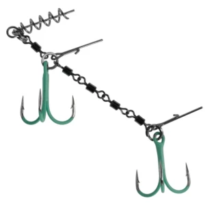 Montura Mikado Stinger Jaws Double Evo Fluo, 25kg, Nr.1/0, 1buc/plic Montura Mikado Stinger Jaws Double Evo Fluo, 25kg, Nr.1/0, 1buc/plic