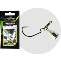 Montura Offset Wizard Fine Jig Rig Greutate Bullet 1g, Nr.10, 2buc/pac