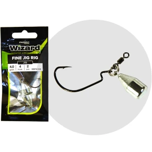 Montura Offset WIZARD Fine Jig Rig Greutate Bullet 8g, Nr.2, 2buc/pac Montura Offset WIZARD Fine Jig Rig Greutate Bullet 8g, Nr.2, 2buc/pac