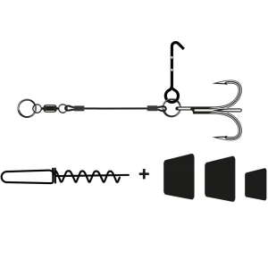 Montura Vmc Belly Pike Rig, 5-10-15g