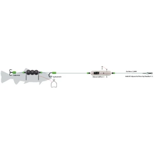 Montura Somn Dam Madcat Adjusta P River Deadbait 1.00mm, 1/0-6/0, 180cm, 20g