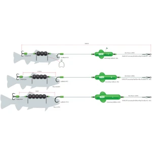 Montura Somn Dam Madcat Screaming River Deadbait Marime L, 100mm, 3/0-10/0, 180cm, 60g
