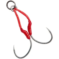 Montura Somn SAVAGE GEAR Bloody Assist Hook SJ Double, Nr.1/0, 2buc/pac Montura Somn SAVAGE GEAR Bloody Assist Hook SJ Double, Nr.1/0, 2buc/pac