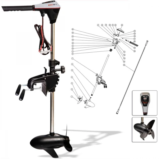Motor Rhino Blx 70 Electric Outboard
