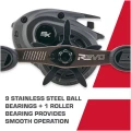 Mulineta Abu Garcia Revo SX Low Profile Reel, Left, 7.3:1, 9+1rul