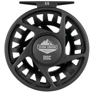 Mulineta Shakespeare Cedar Canyon Disk Fly Reel, Clasa 5/6