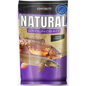 Groundbait Sonubaits Natural, River Cheesy, 1kg
