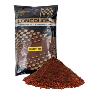 Nada Benzar Mix Concourse Method Groundbait And Pellet Strawberry- Squid 800g
