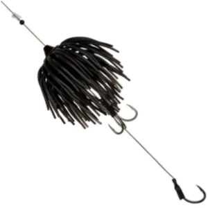 Teaser BLACK CAT Real Worm, Black Red Flash, 160g, 1buc/pac