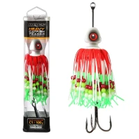 Teaser NEVIS Bullet Head, 150g, Rosu-Alb-Verde, 1buc/pac
